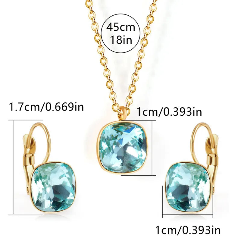 Set de Zirconias | negro o azul