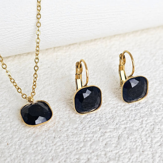 Set de Zirconias | negro o azul