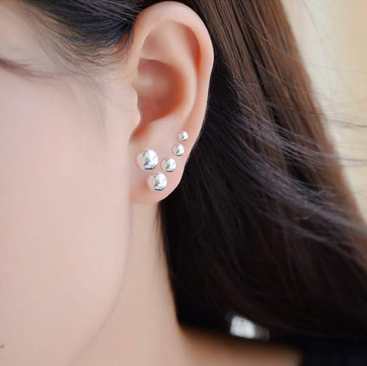 Aretes Studs 925 Sterling Silver | diferentes tamaños