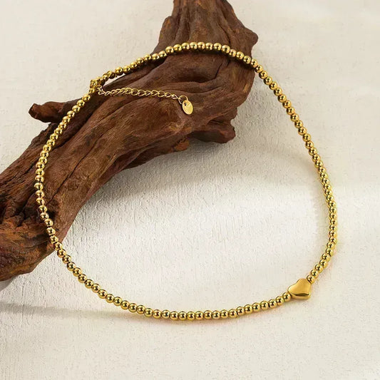 Set de beads con corazón | 2 piezas