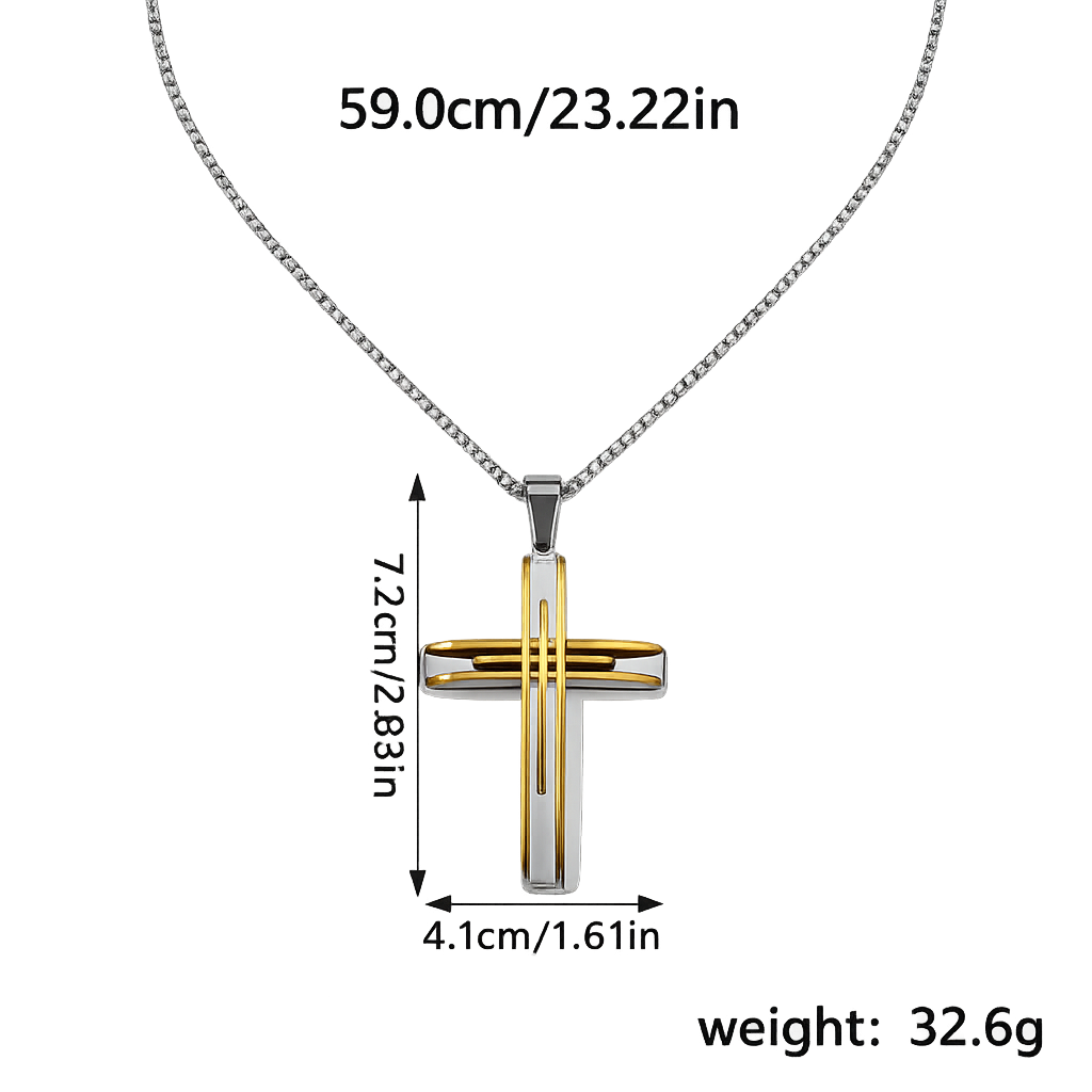 Cruz Honor - Acero Inoxidable