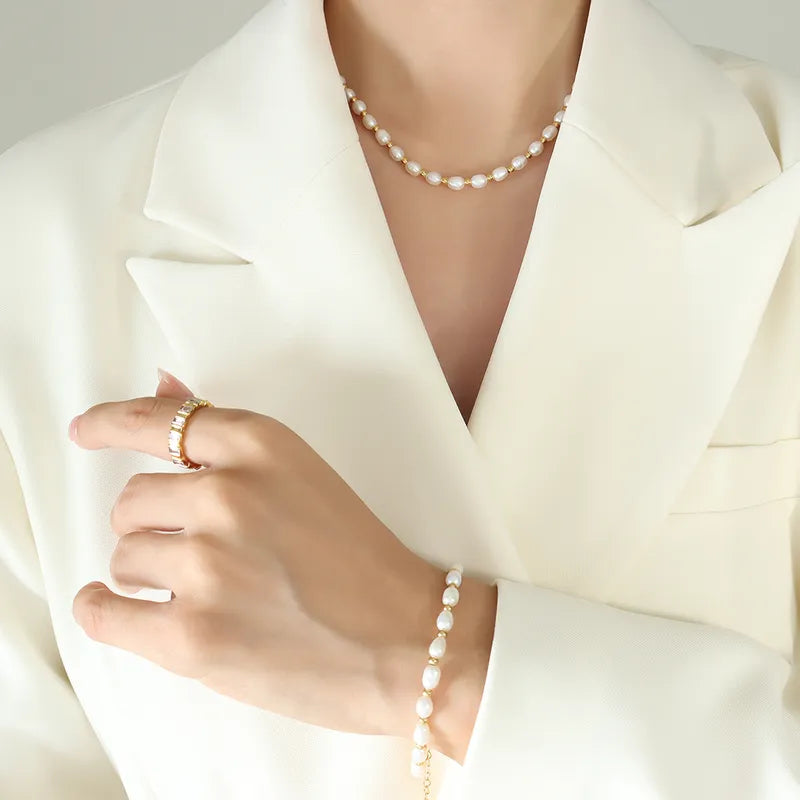 Set Isa | perlas | 2 piezas