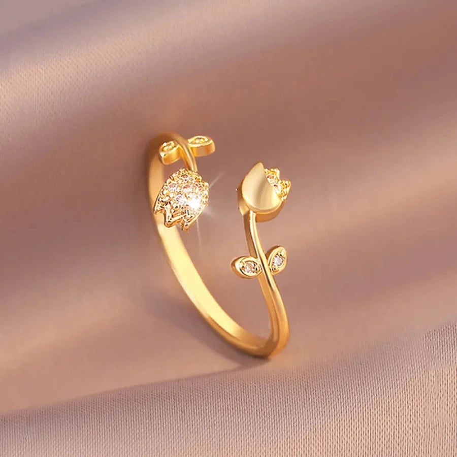 Anillo Lucia | dorado | ajustable