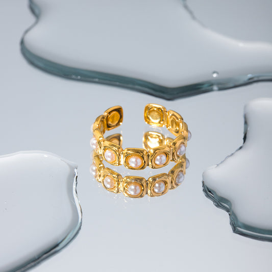 Sortija Aurora | Perlada | Ajustable