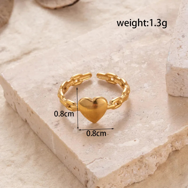 Anillo Golden Heart | Ajustable