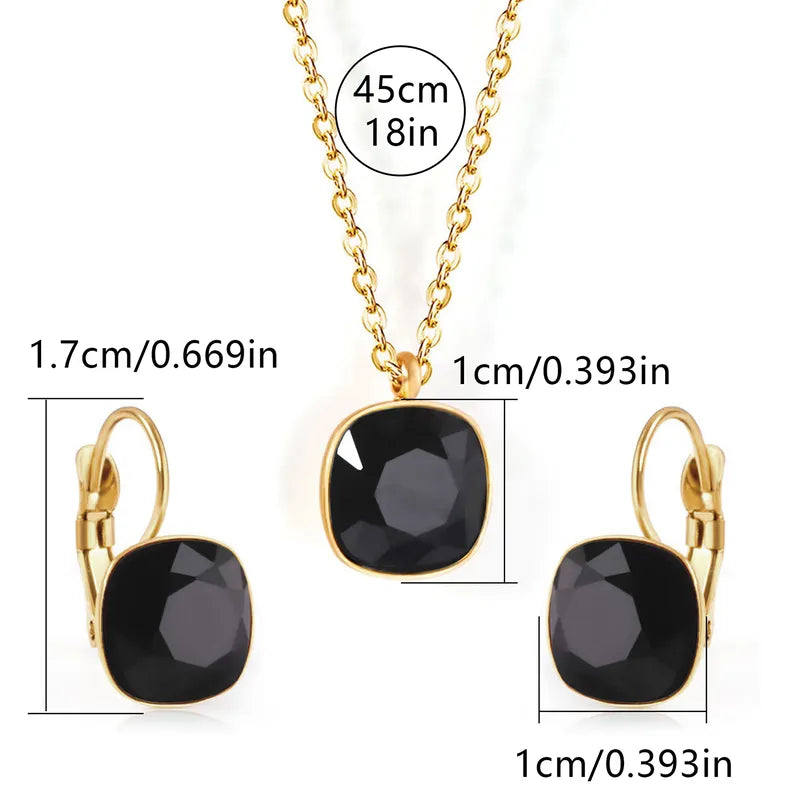 Set de Zirconias | negro o azul