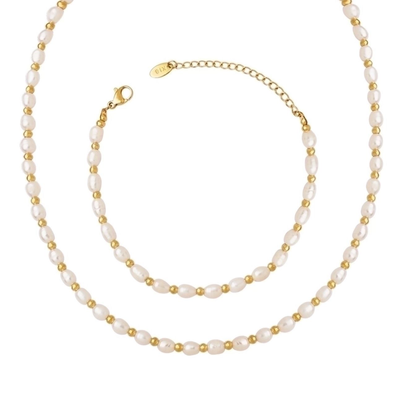 Set Isa | perlas | 2 piezas