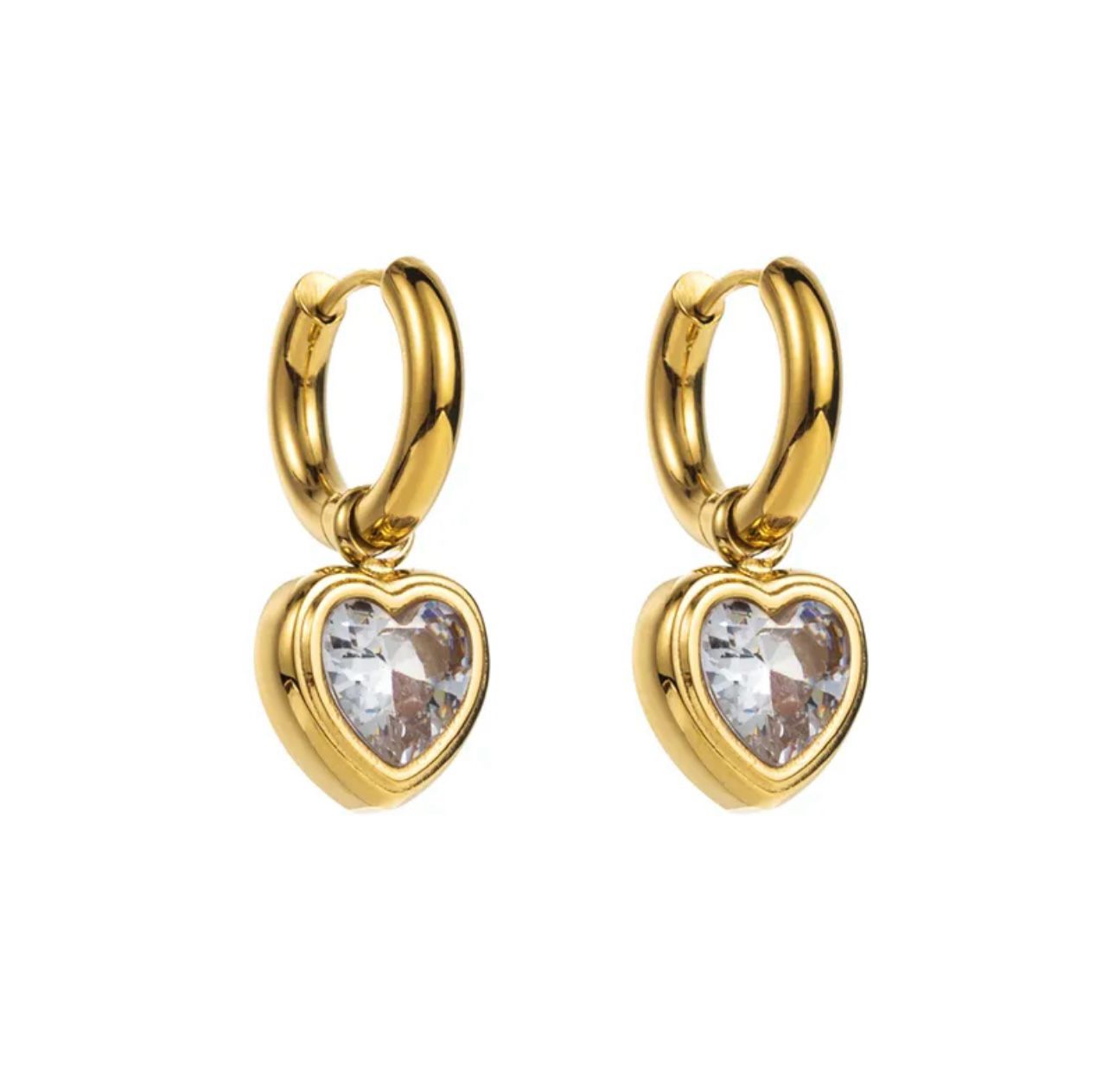 Aretes Mary | 2 en 1 | doradas