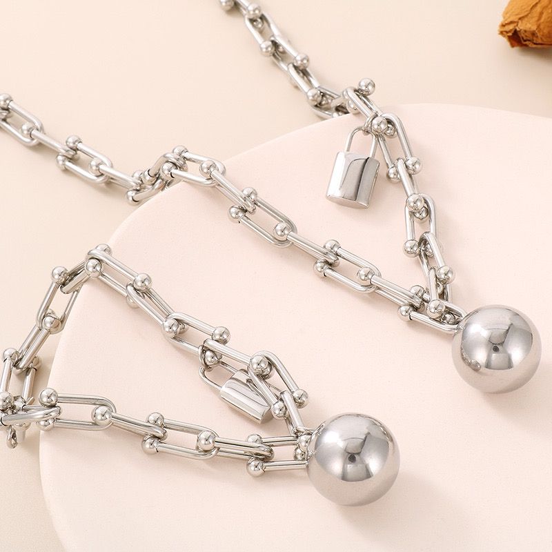 Set Balin con candado | dorado o plata | 2 piezas