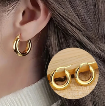 Aretes Alissa -Redondos -Oro o Plata