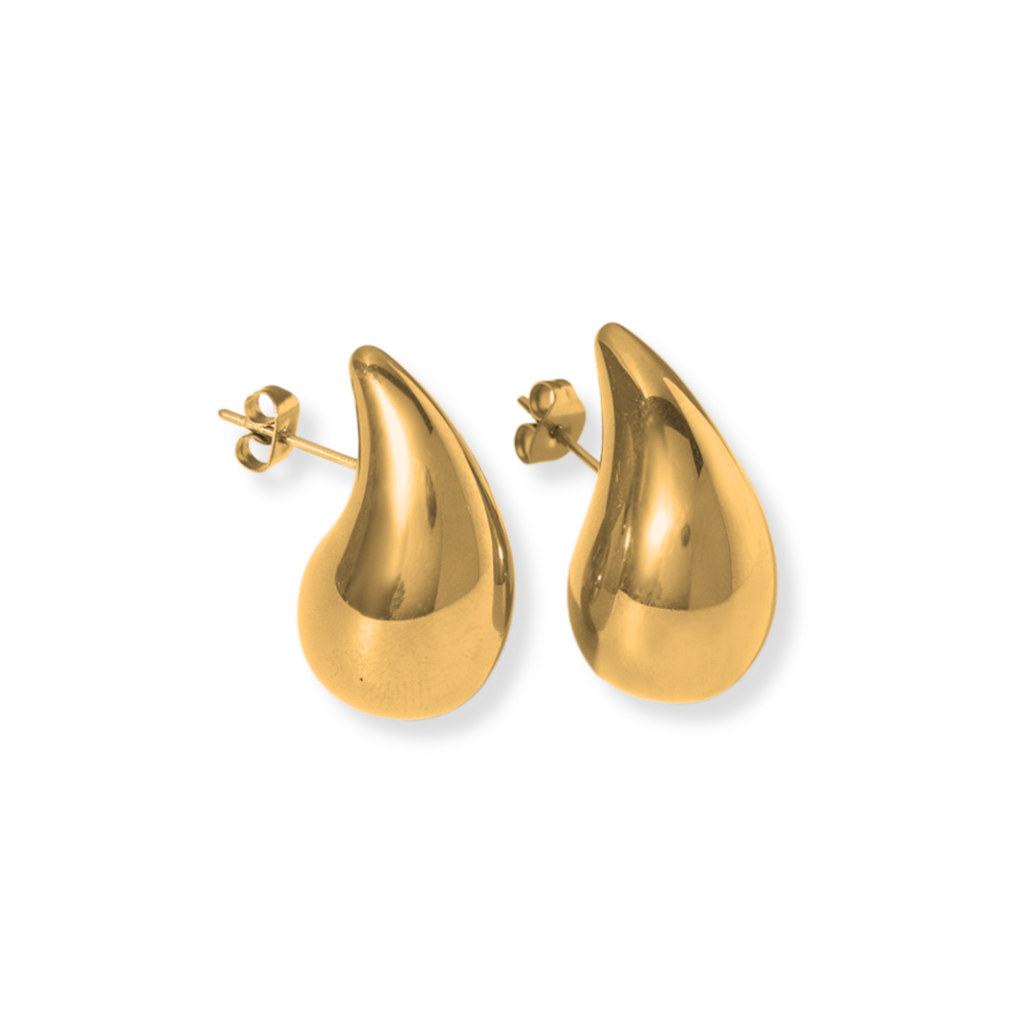 Aretes de Gota | dorado o plateado