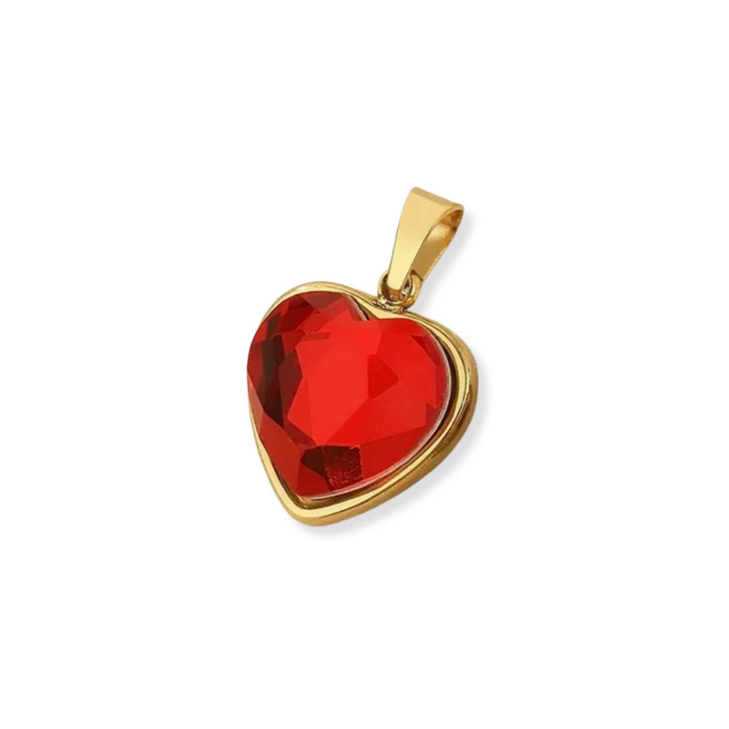 Colgante de corazón | rojo o gris