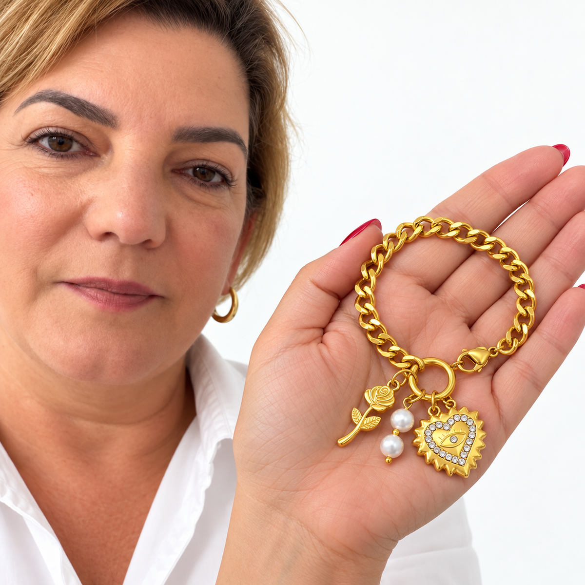 Pulsera Amuleto en Flor