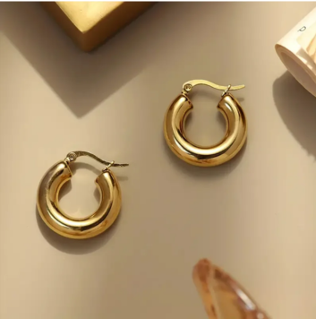 Aretes Alissa -Redondos -Oro o Plata