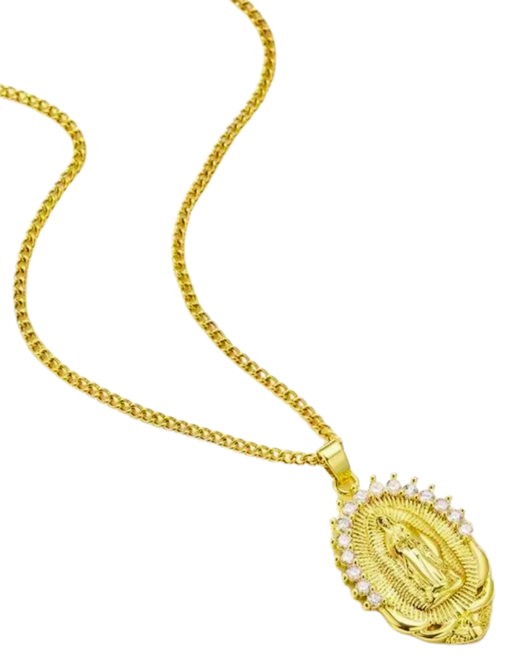Collar Guadalupe de Luz- Acero Inoxidable 316L
