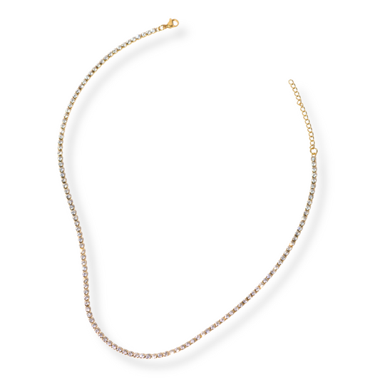 Collar con cadena Tennis | 3mm| | dorado