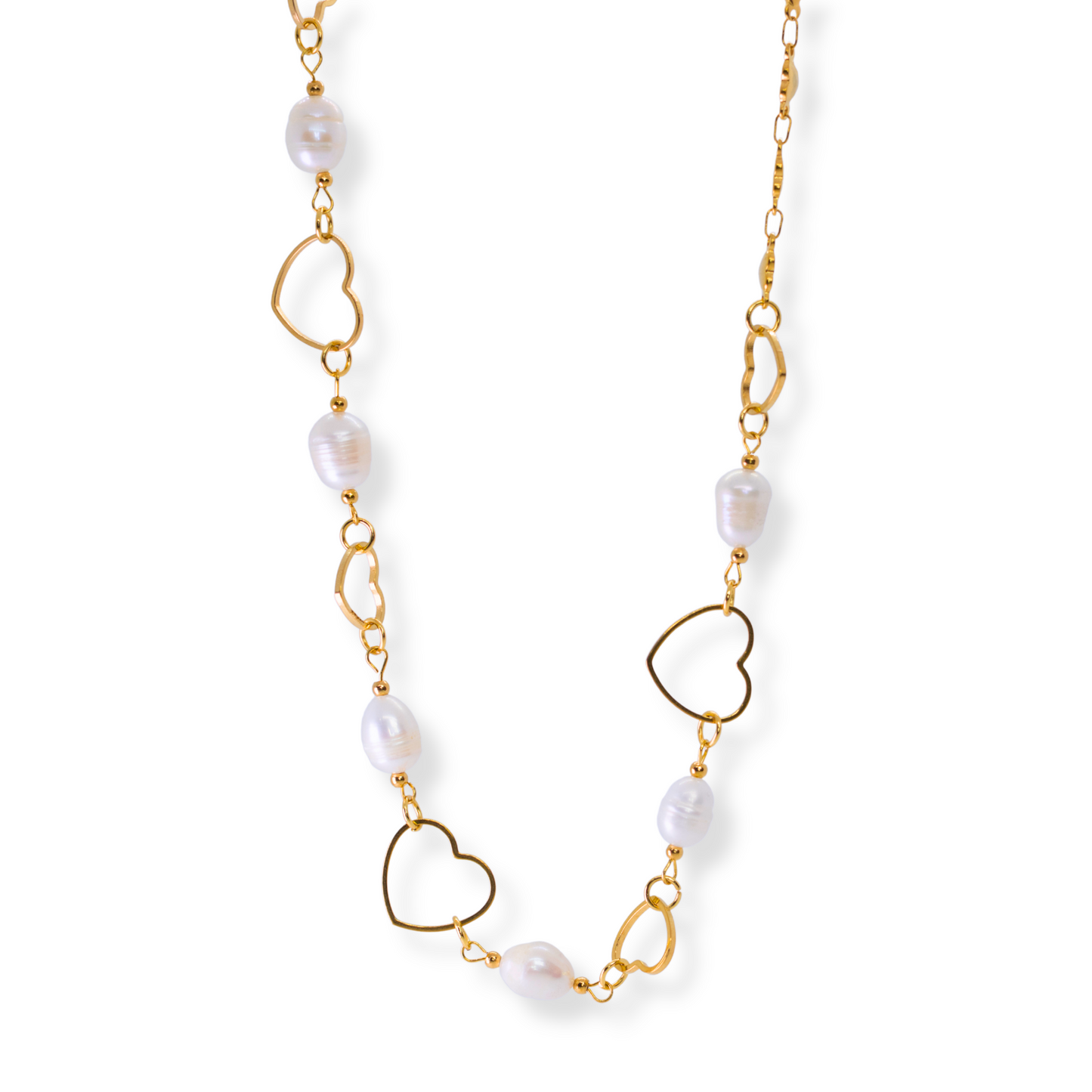 Collar Dulce Encanto | con perlas | dorado