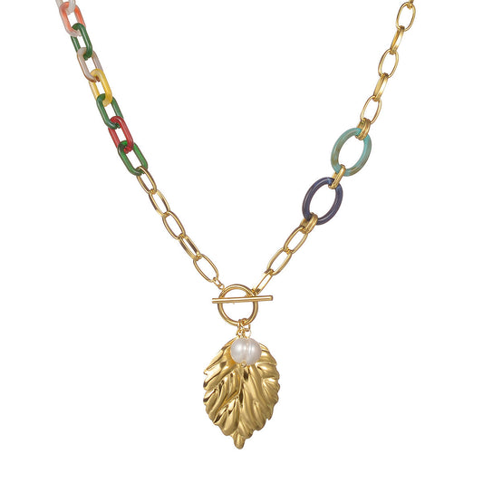 Collar Tropical Leaf