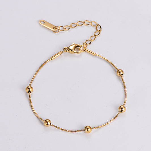 Pulsera Delicada con Bolitas