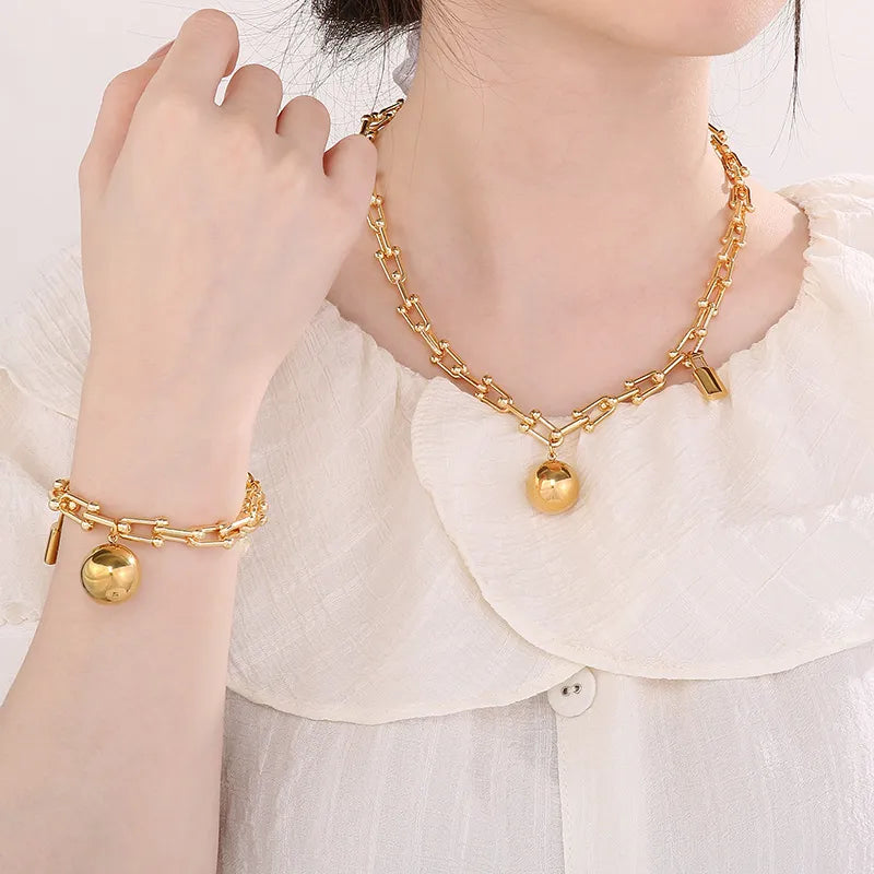 Set Balin con candado | dorado o plata | 2 piezas