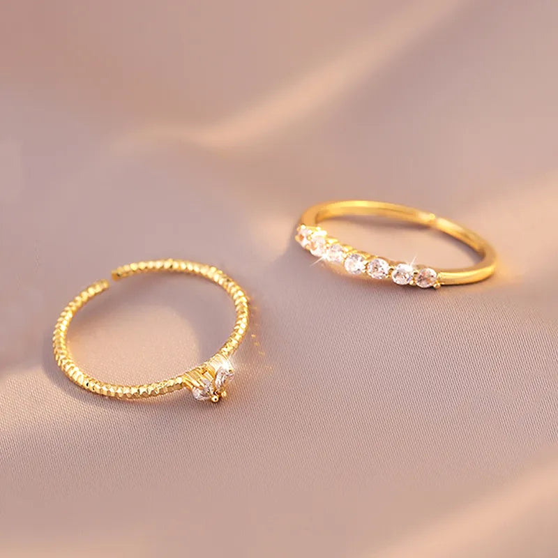 Anillo Simple Glow | 2 piezas | ajustable