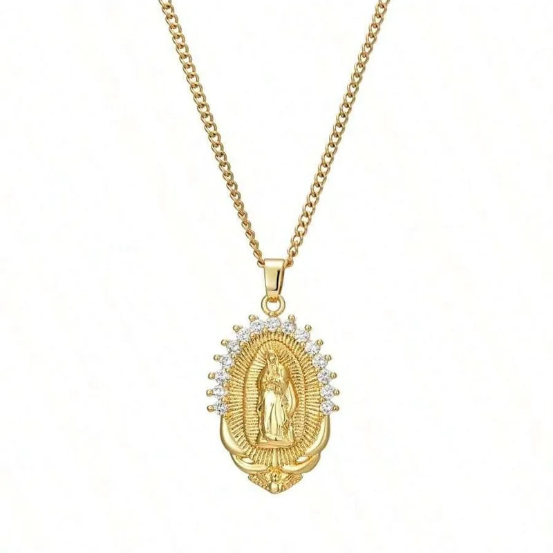 Collar Guadalupe de Luz- Acero Inoxidable 316L