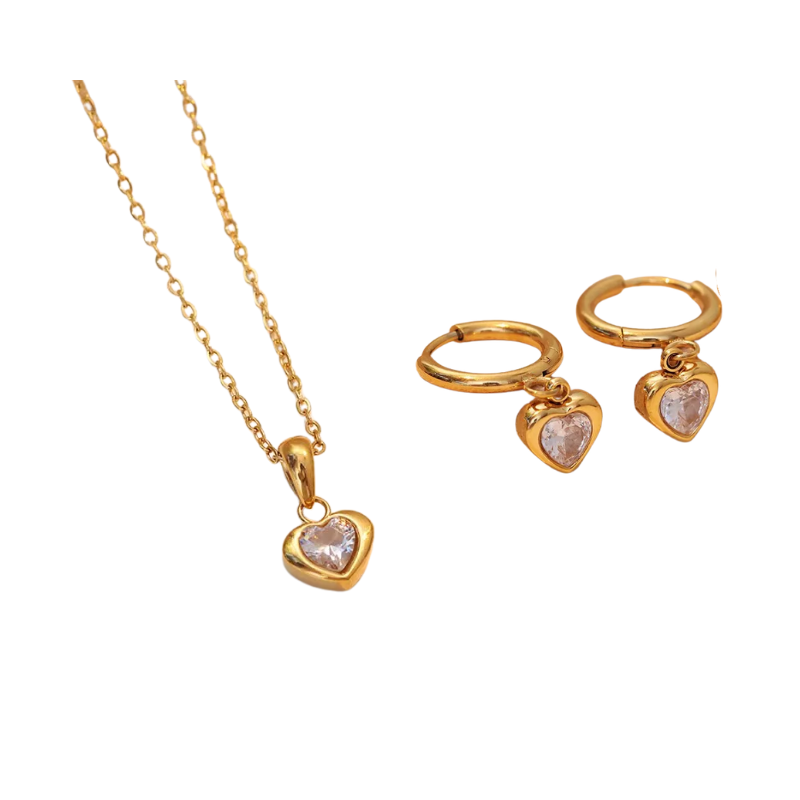 Set Mary | 2 piezas | dorado- Acero Inoxidable