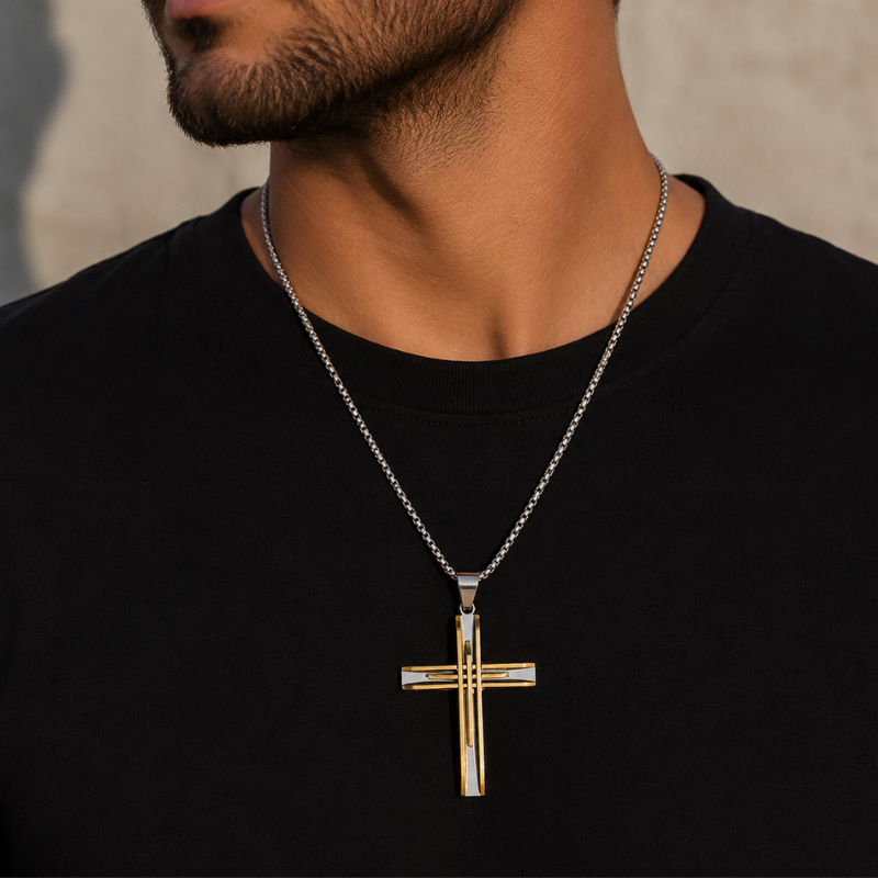 Cruz Honor - Acero Inoxidable