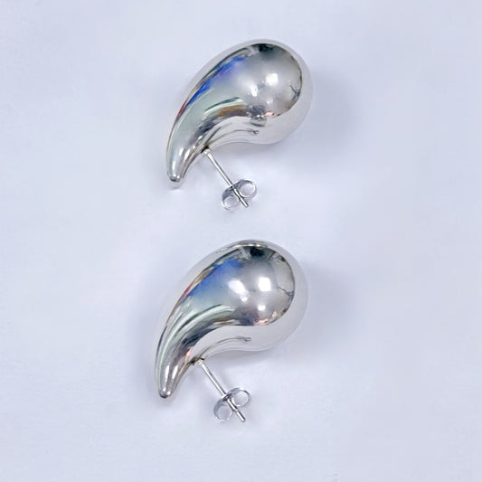 Aretes de Gota | dorado o plateado
