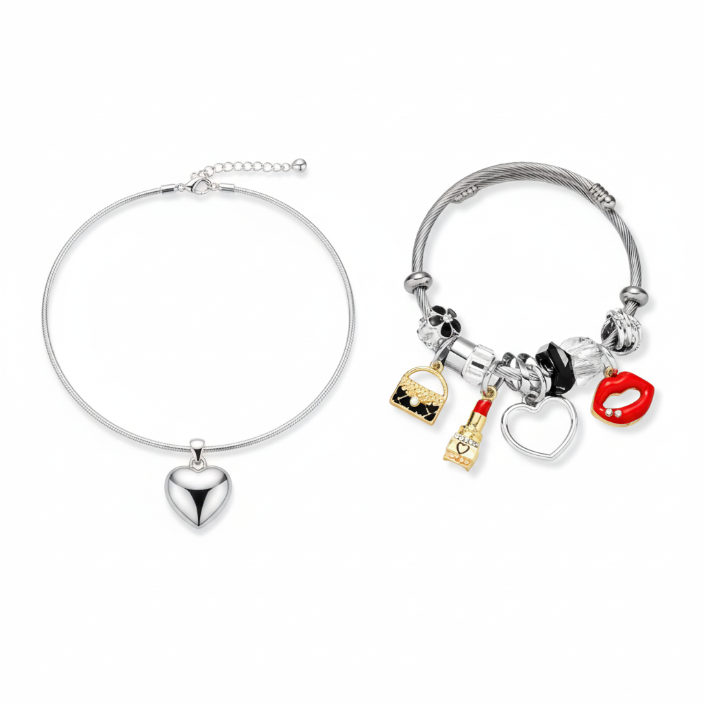 Amor con Charms - Negro