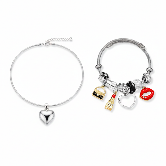 Amor con Charms - Negro