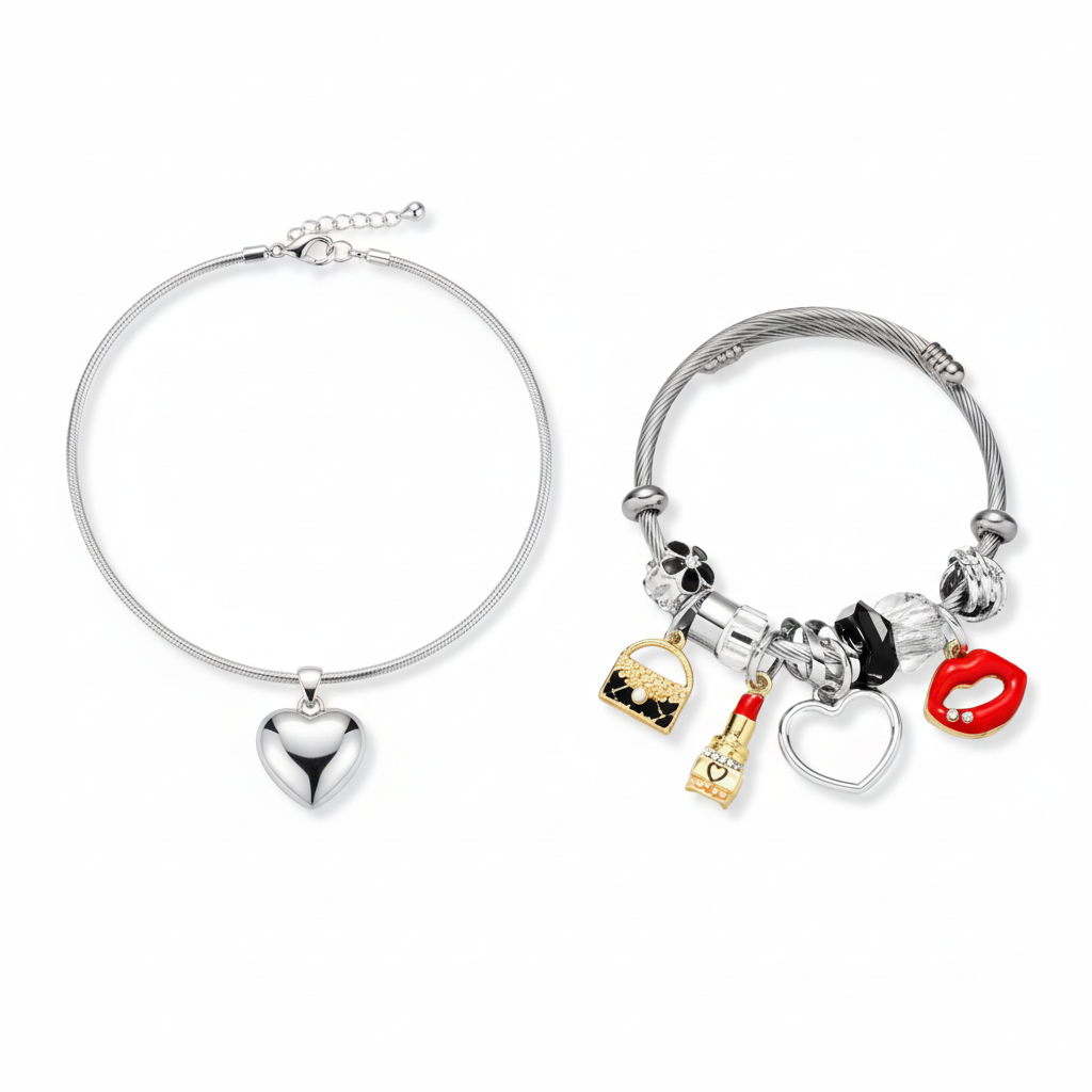 Amor con Charms - Rojo