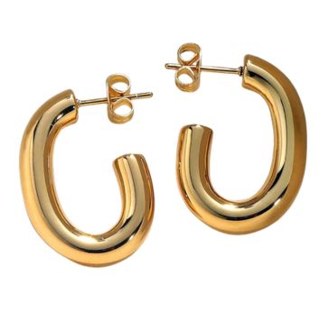 Aretes Gladis en dorado  y  plata| Acero inoxidable