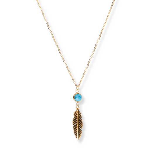 Collar Espiritu Turquesa | dorado