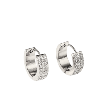 Aretes huggie | oro-plata