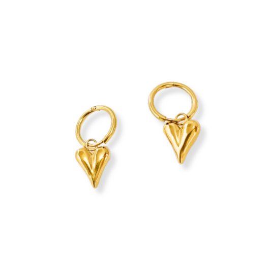 Aretes Love Hoops | 2 en 1 | dorados