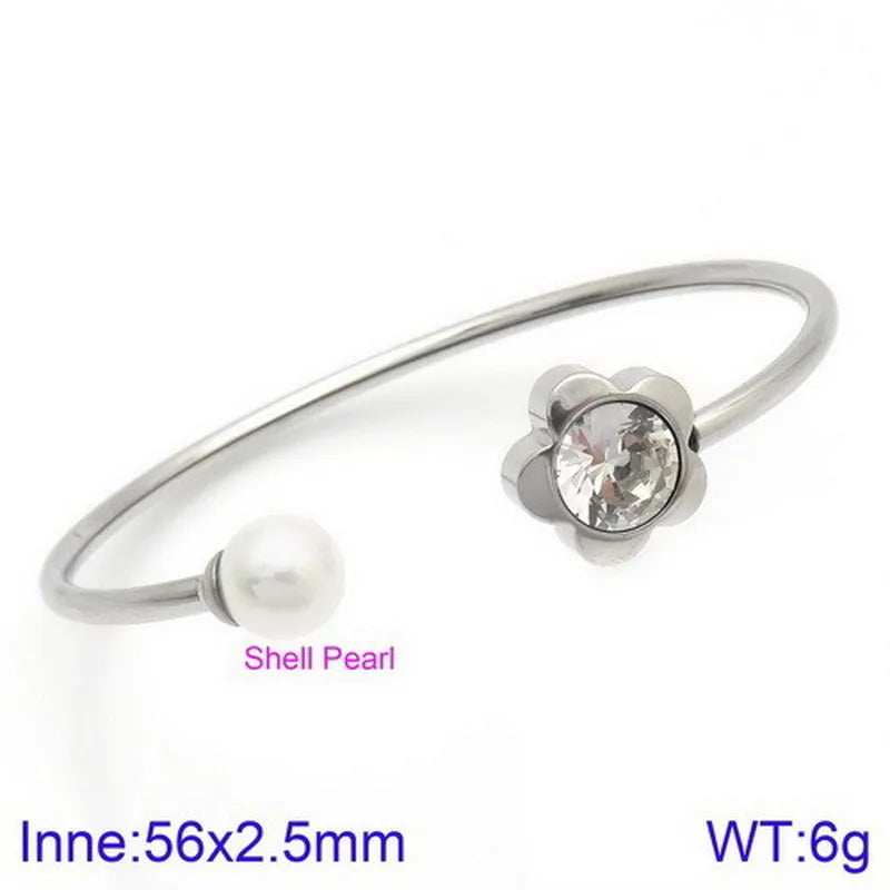 Bangle flower and pearl